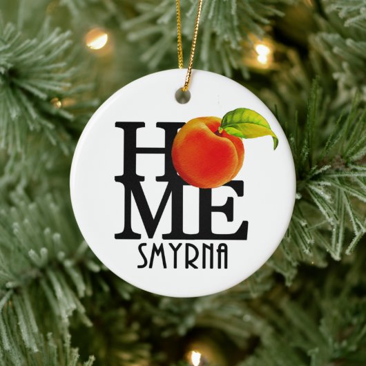 THUIS Smyrna Georgia Keramisch Ornament (Boom)