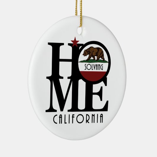 THUIS Solvang Californië  Keramisch Ornament (Rechts)