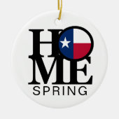 THUIS Spring TX Keramisch Ornament (Voorkant)