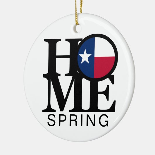 THUIS Spring TX Keramisch Ornament (Links)