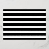 Thuis - startpunt We hebben de zwarte Waterverf va Folie Uitnodiging (Achterkant)