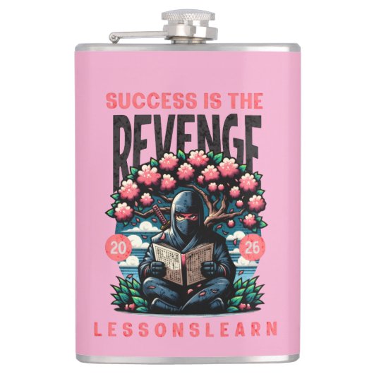 THUIS SUCCESS REVANCHE LESSEN GELERD VINYL FLASK HEUPFLES (Voorkant)