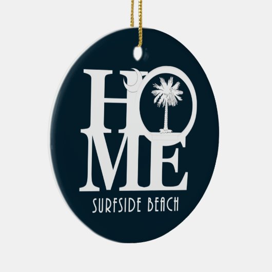 THUIS Surfside Beach SC keramisch Ornament (Rechts)