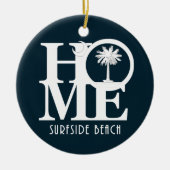 THUIS Surfside Beach SC keramisch Ornament (Voorkant)