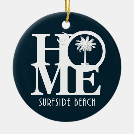 THUIS Surfside Beach SC keramisch Ornament (Voorkant)