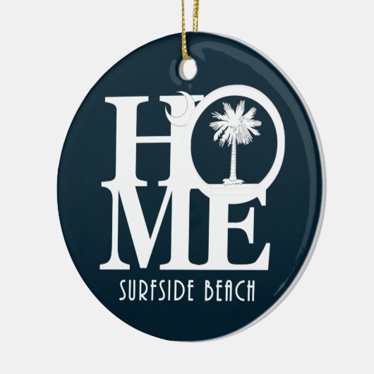 THUIS Surfside Beach SC keramisch Ornament (Links)