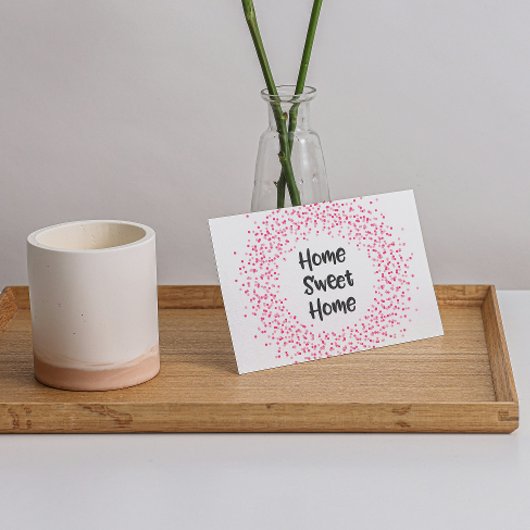 Thuis Sweet Home Briefkaart