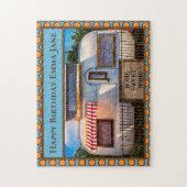 Thuis Sweet Home Cute  Camper Trailer Legpuzzel (Verticaal)