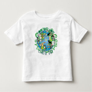 Thuis Sweet Home Earth Day Animals Shirt voor kind