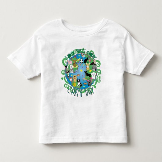 Thuis Sweet Home Earth Day Animals Shirt voor kind (Voorkant)