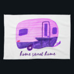 THUIS SWEET HOME  Trailer Camper RV Theedoek<br><div class="desc">Decoreer uw RV keuken met deze coole handdoek. Het maakt een geweldige huisopwarming,  een goede reis of een cadeau ter gelegenheid van de verjaardag! U kunt het aanpassen en tekst ook toevoegen. Bekijk mijn winkel voor nog veel meer kleuren en patronen,  plus bijpassende keukenspullen!</div>