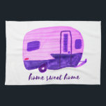 THUIS SWEET HOME  Trailer Camper RV Theedoek<br><div class="desc">Decoreer uw RV keuken met deze coole handdoek. Het maakt een geweldige huisopwarming,  een goede reis of een cadeau ter gelegenheid van de verjaardag! U kunt het aanpassen en tekst ook toevoegen. Bekijk mijn winkel voor nog veel meer kleuren en patronen,  plus bijpassende keukenspullen!</div>