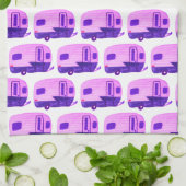 THUIS SWEET HOME  Trailer Camper RV Theedoek (Gevouwen)