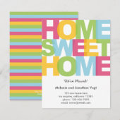 Thuis Sweet Home Verhuisbericht Aankondiging (Voorkant / Achterkant)