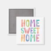 THUIS SWEET HOME WATERVERF | MAGNET (Voorkant / Achterkant)