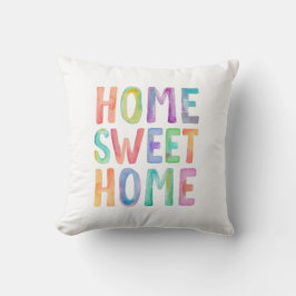 THUIS SWEET HOME WATERVERF | PILLOW KUSSEN