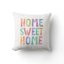 THUIS SWEET HOME WATERVERF | PILLOW