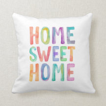 THUIS SWEET HOME WATERVERF | PILLOW