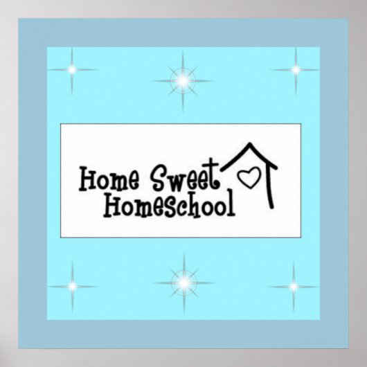 Thuis Sweet Homeschool Poster (Voorkant)