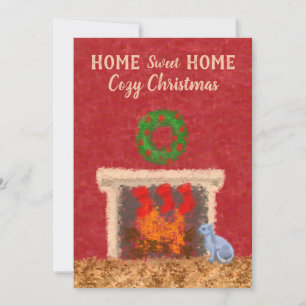 Thuis - Sweet startpunt - Cozy kerstvisurromwand Kaart