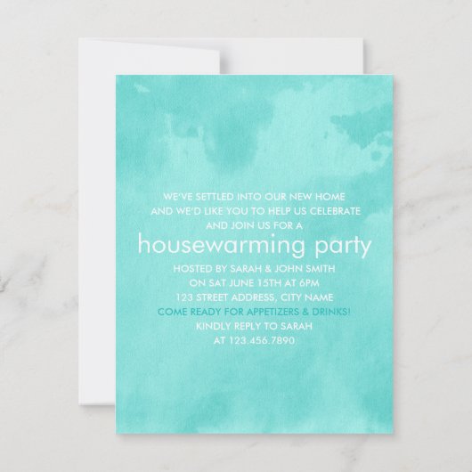 THUIS SWEET THUIS | OPENBARE HUISPARTIJEN KAART (Achterkant)