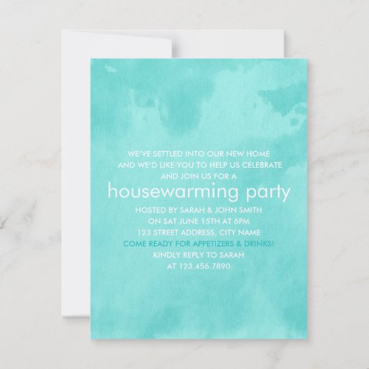 THUIS SWEET THUIS | OPENBARE HUISPARTIJEN KAART (Achterkant)