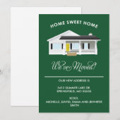 THUIS SWEET THUIS | VERPLAATSING VAN AANKONDIGINGE FEESTDAGENKAART (Voorkant / Achterkant)