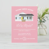 THUIS SWEET THUIS | VERPLAATSING VAN AANKONDIGINGE FEESTDAGENKAART (Staand voorkant)