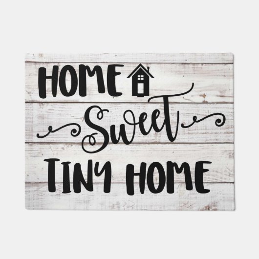 Thuis Sweet Tiny Home Doormat Deurmat (Voorkant)