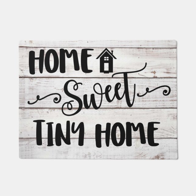 Thuis Sweet Tiny Home Doormat Deurmat (Voorkant)