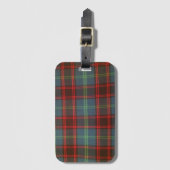 Thuis Tartan Bagagelabel (Voorkant (verticaal))