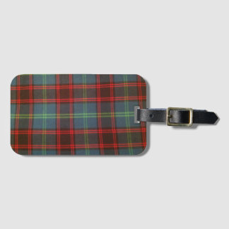 Thuis Tartan Bagagelabel