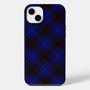 Thuis tartan blauw zwart geruit