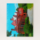 Thuis Thomas Edison kerstgroetings Legpuzzel (Verticaal)