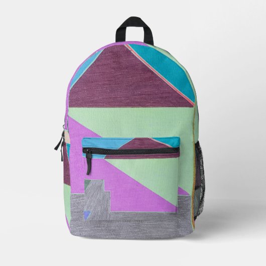 Thuis Trek Bedrukte Rugzak (Voorkant)