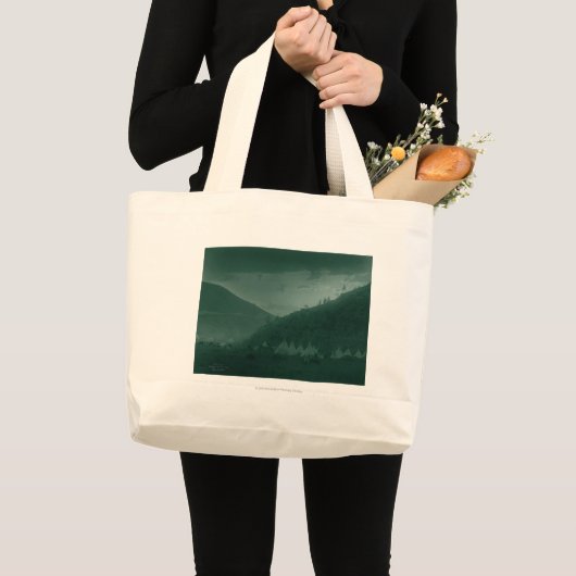 Thuis van de bergbeker grote tote bag (Voorkant (product))