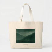 Thuis van de bergbeker grote tote bag (Voorkant)