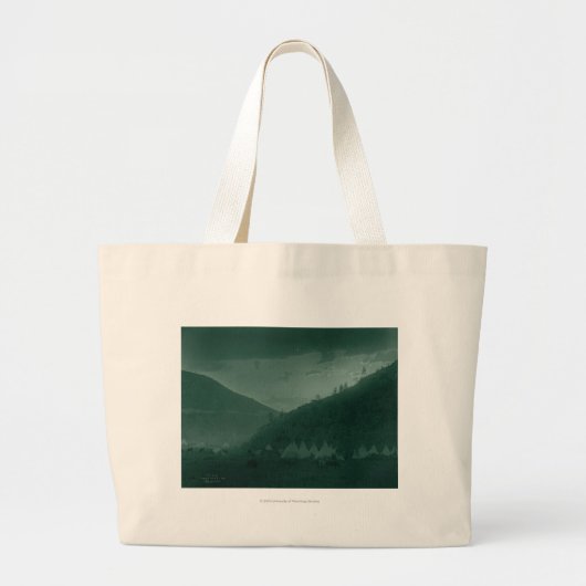Thuis van de bergbeker grote tote bag (Voorkant)