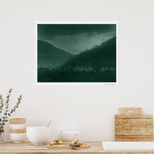 Thuis van de bergbeker poster (Keuken)