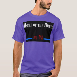 Thuis van de Brave Grote 4 juli Patriotic Quo T-shirt