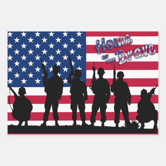 Thuis van de Brave Inpakpapier Vel (Voorkant)