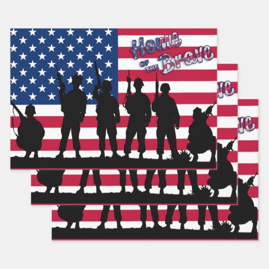 Thuis van de Brave Inpakpapier Vel (Set)