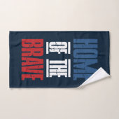 Thuis van de dappere bad handdoek (Handdoek)