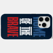 Thuis van de dappere Case-Mate iPhone case (Achterkant (horizontaal))