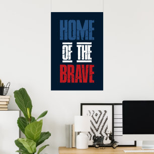 Thuis van de dappere poster