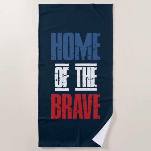 Thuis van de dappere strandlaken (Voorkant)