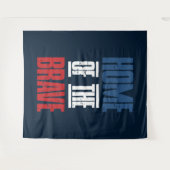 Thuis van de dappere wandkleed (Voorkant (horizontaal))