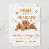 Thuis van de Feestdagen House Warming Party Kaart (Voorkant)