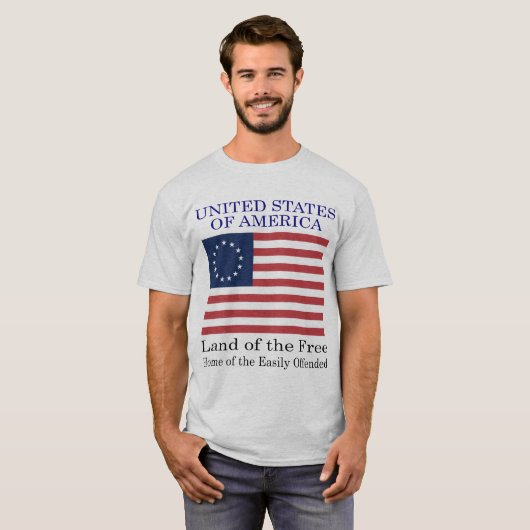 Thuis van de gemakkelijk beledigde t-shirt (Voorkant volledig)