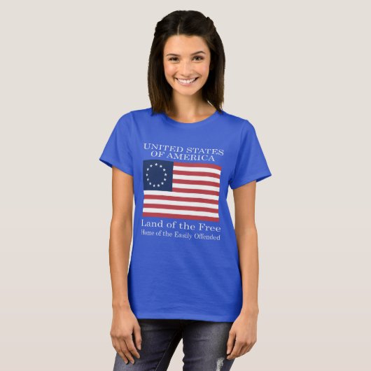 Thuis van de gemakkelijk beledigde t-shirt (Voorkant volledig)